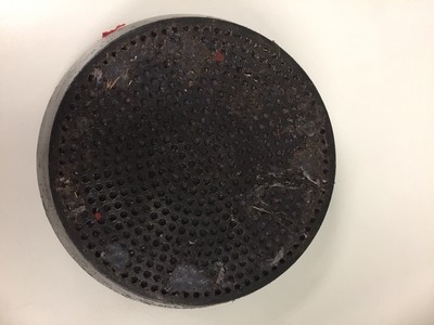 breakerplate-spinneret thermal cleaning