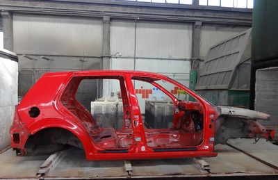 carbody paint stripping of powder paint coatings